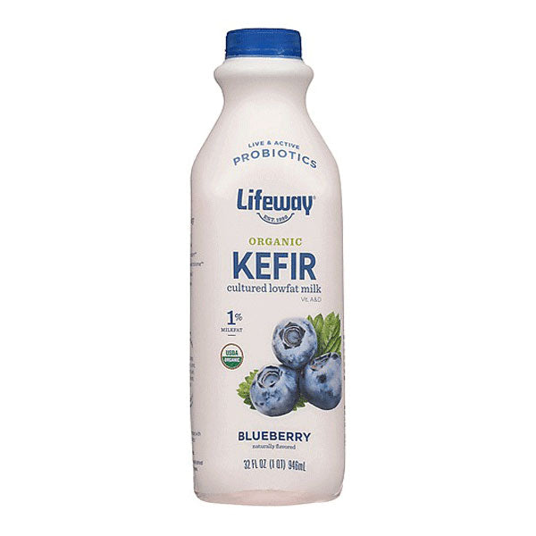 Organic Kefirjv Blueberry – 33.81 fl oz (1.0lt)